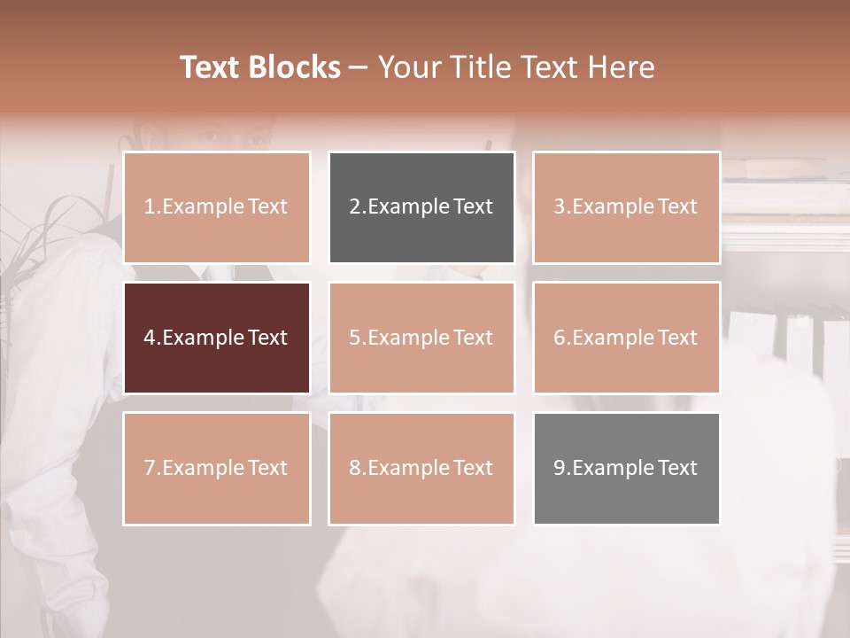 Senior  Closeup Close Up PowerPoint Template