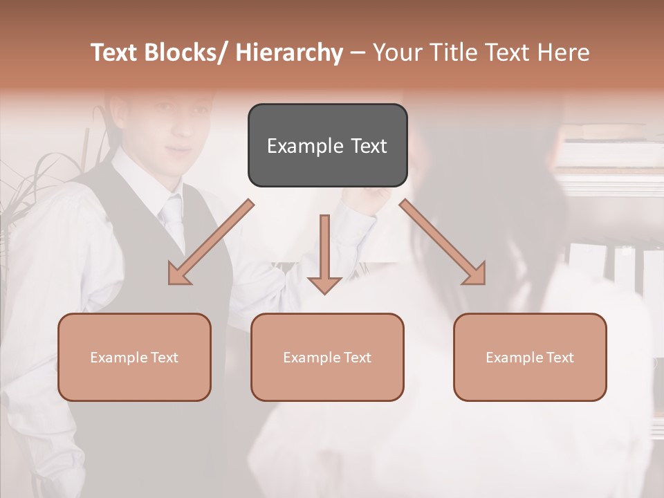 Senior  Closeup Close Up PowerPoint Template