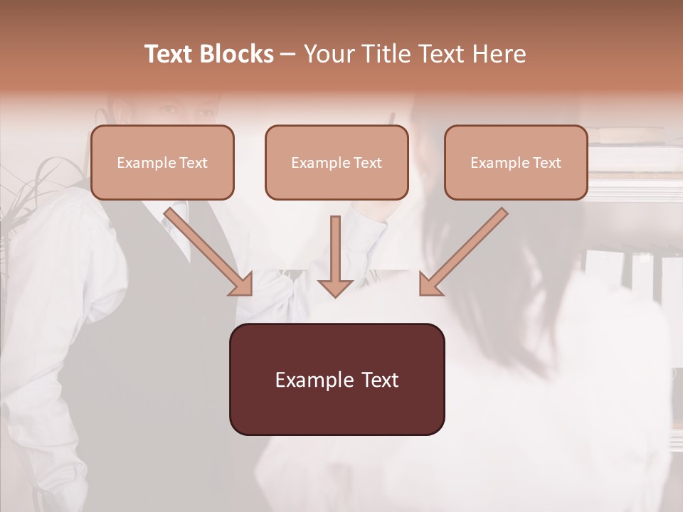 Senior  Closeup Close Up PowerPoint Template