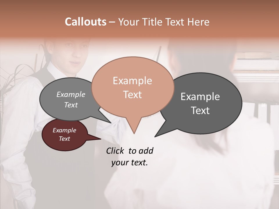 Senior  Closeup Close Up PowerPoint Template