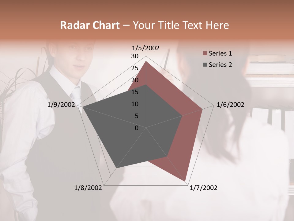 Senior  Closeup Close Up PowerPoint Template