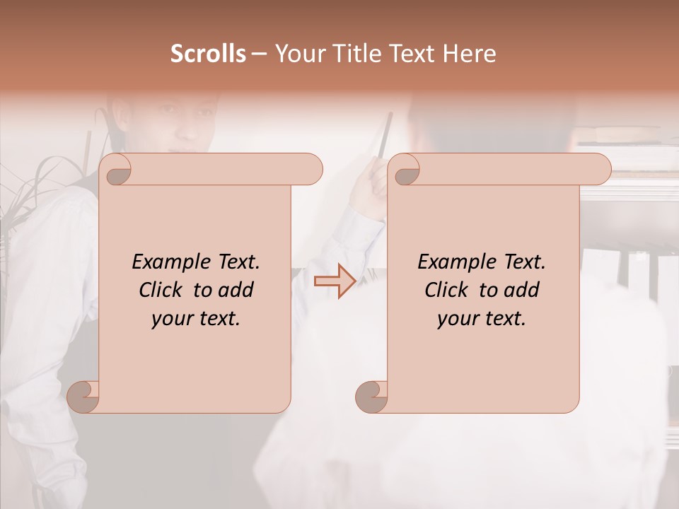 Senior  Closeup Close Up PowerPoint Template