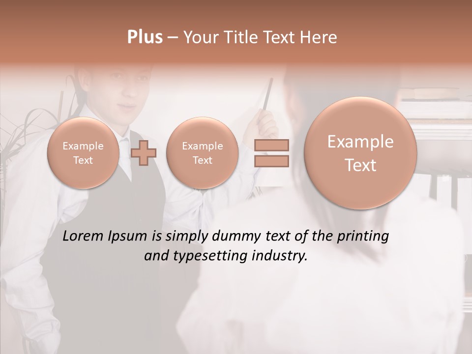 Senior  Closeup Close Up PowerPoint Template