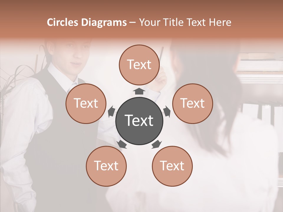 Senior  Closeup Close Up PowerPoint Template