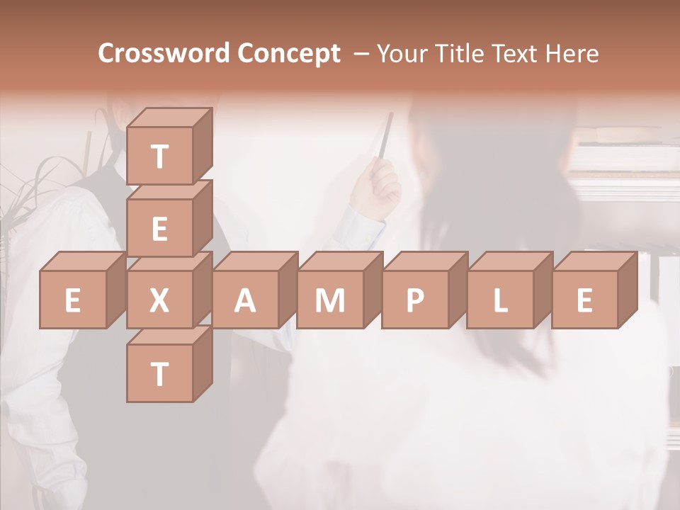 Senior  Closeup Close Up PowerPoint Template