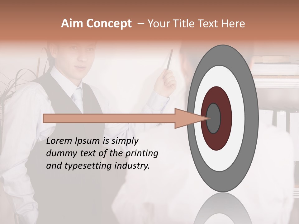 Senior  Closeup Close Up PowerPoint Template