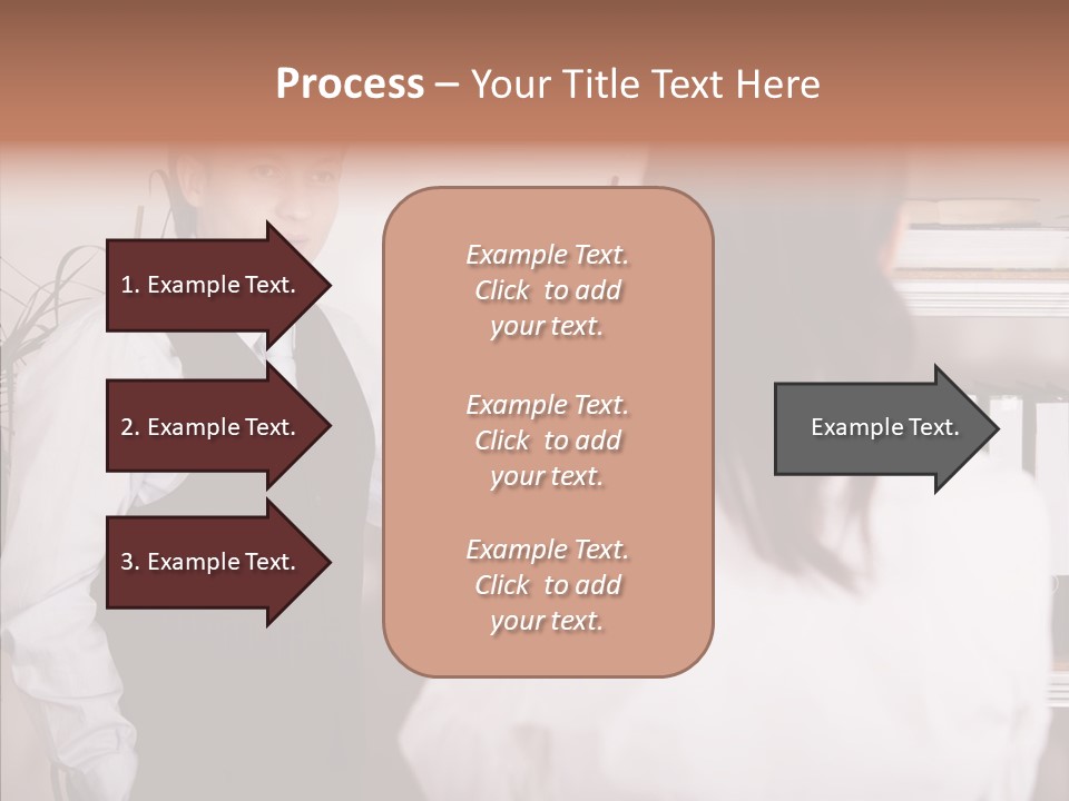 Senior  Closeup Close Up PowerPoint Template
