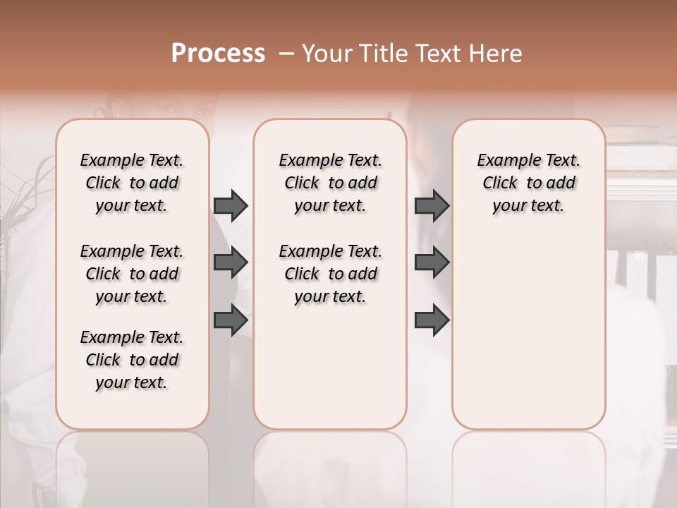 Senior  Closeup Close Up PowerPoint Template