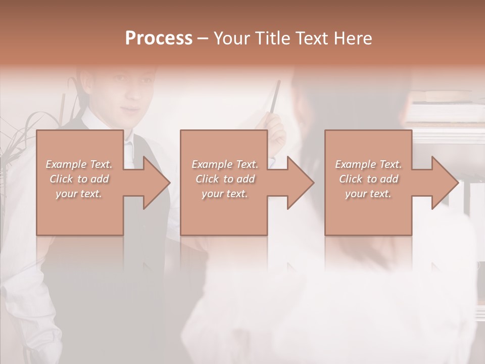 Senior  Closeup Close Up PowerPoint Template