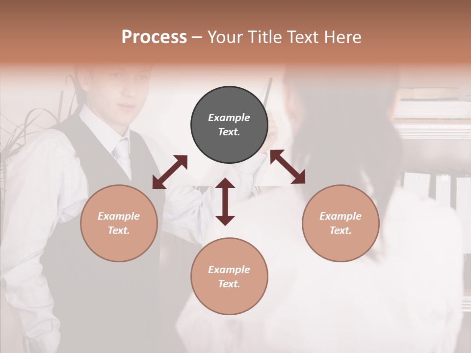 Senior  Closeup Close Up PowerPoint Template