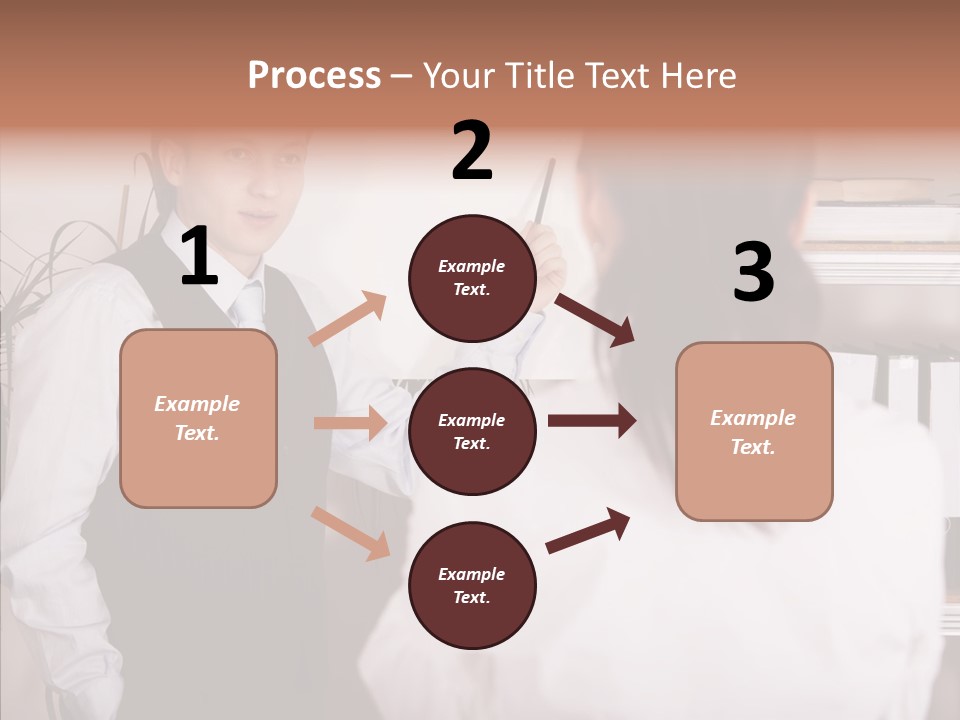 Senior  Closeup Close Up PowerPoint Template