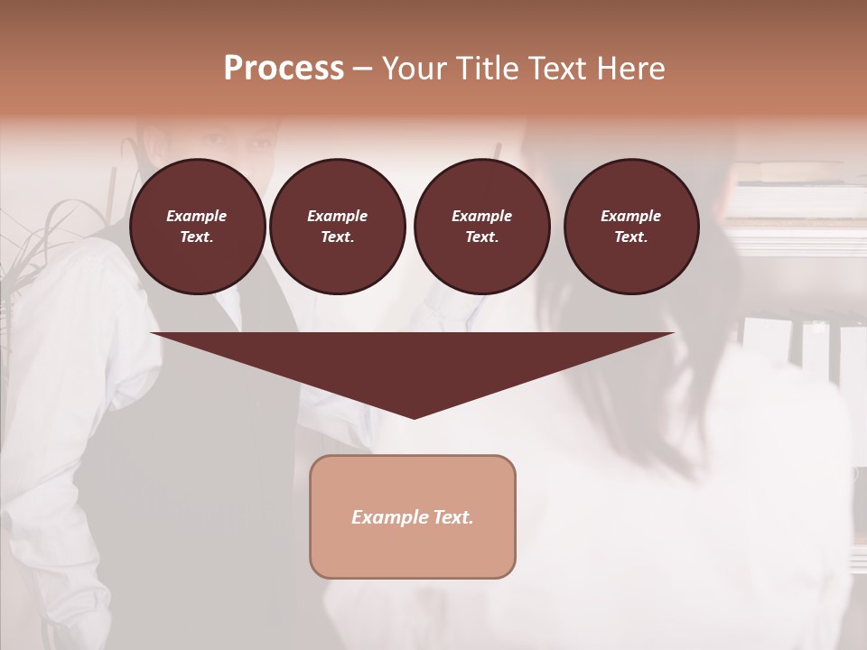 Senior  Closeup Close Up PowerPoint Template