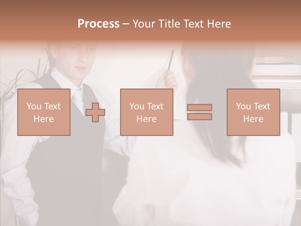Senior  Closeup Close Up PowerPoint Template