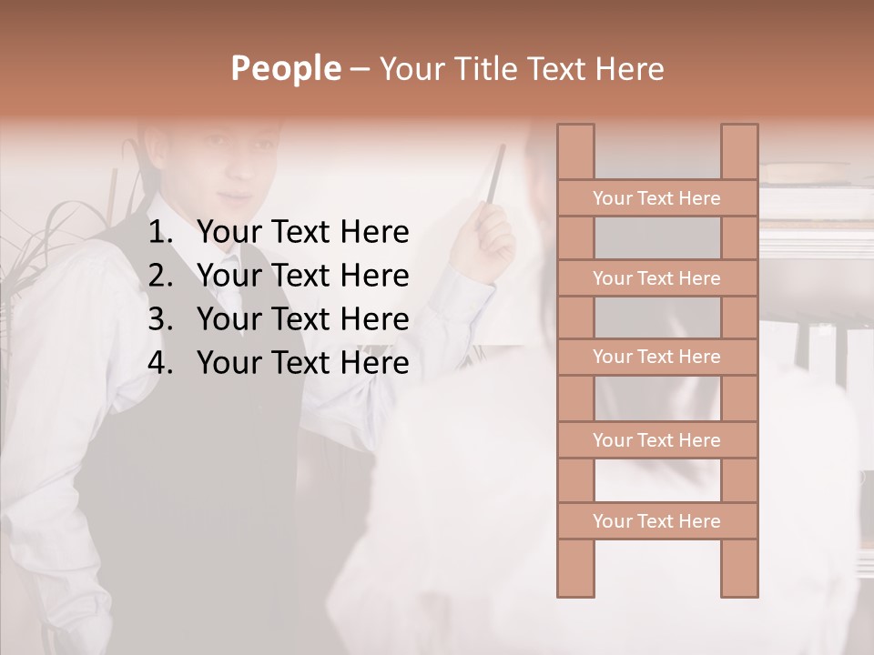 Senior  Closeup Close Up PowerPoint Template