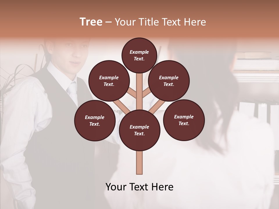 Senior  Closeup Close Up PowerPoint Template