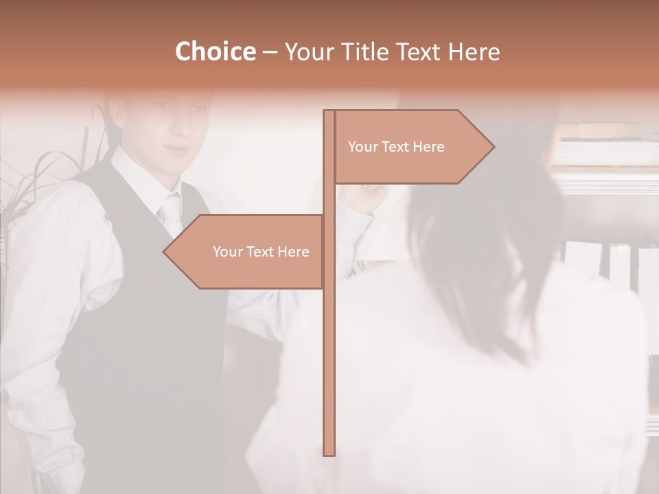 Senior  Closeup Close Up PowerPoint Template