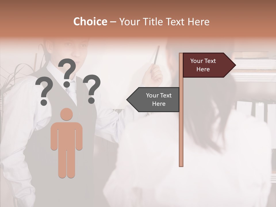 Senior  Closeup Close Up PowerPoint Template