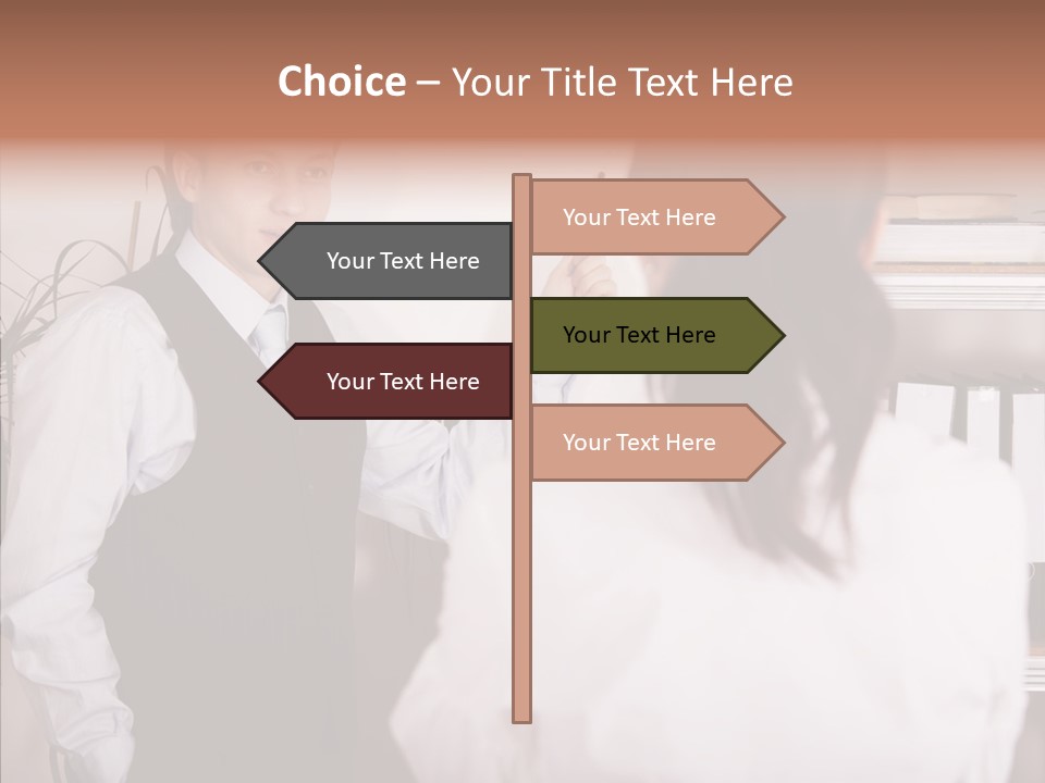 Senior  Closeup Close Up PowerPoint Template