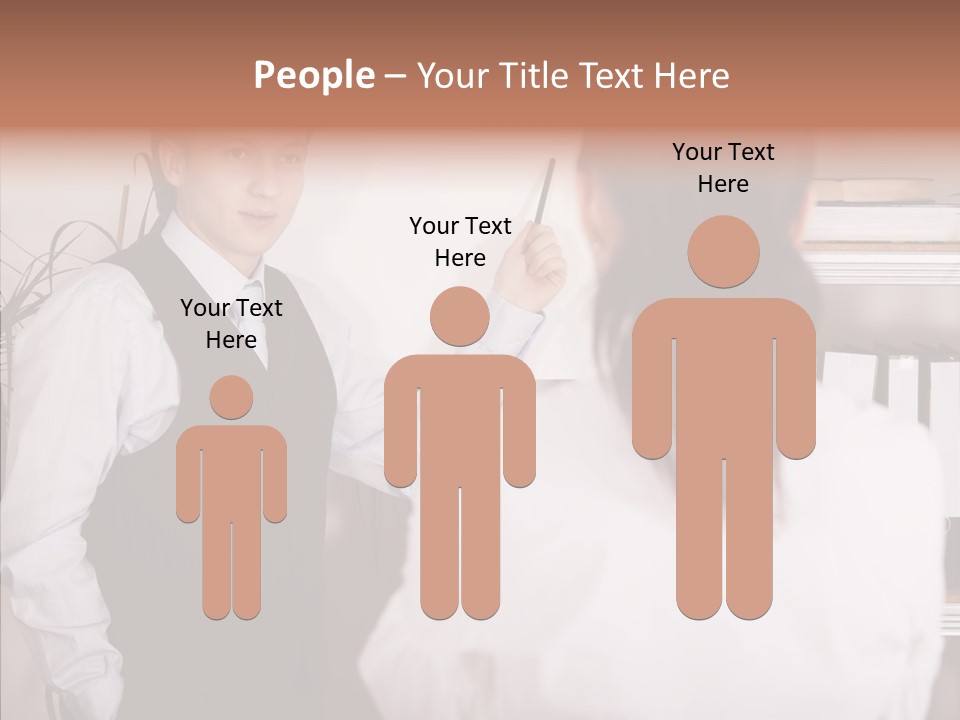 Senior  Closeup Close Up PowerPoint Template