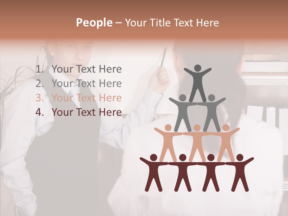 Senior  Closeup Close Up PowerPoint Template