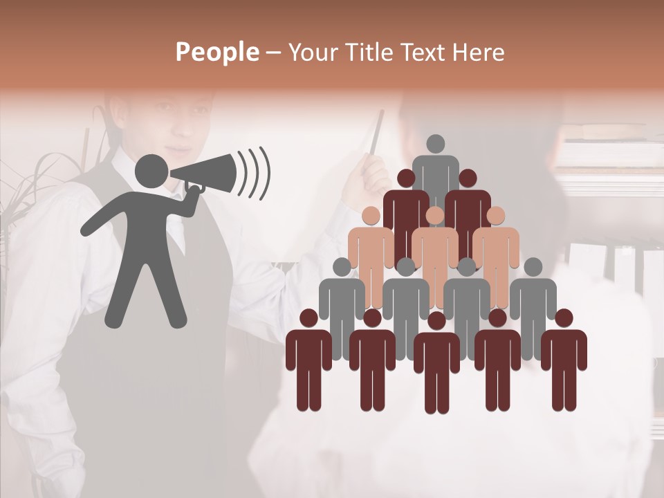 Senior  Closeup Close Up PowerPoint Template