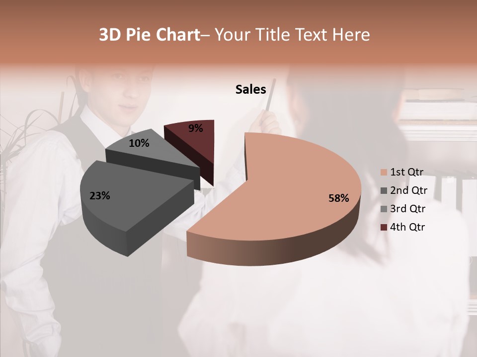 Senior  Closeup Close Up PowerPoint Template