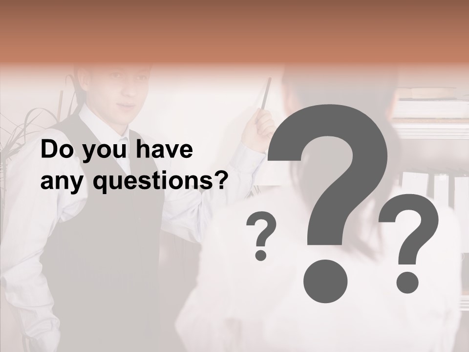 Senior  Closeup Close Up PowerPoint Template