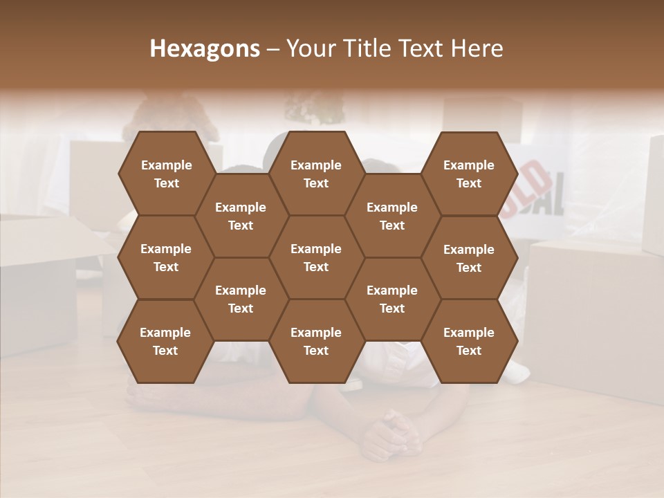 Hand Closeup Senior PowerPoint Template
