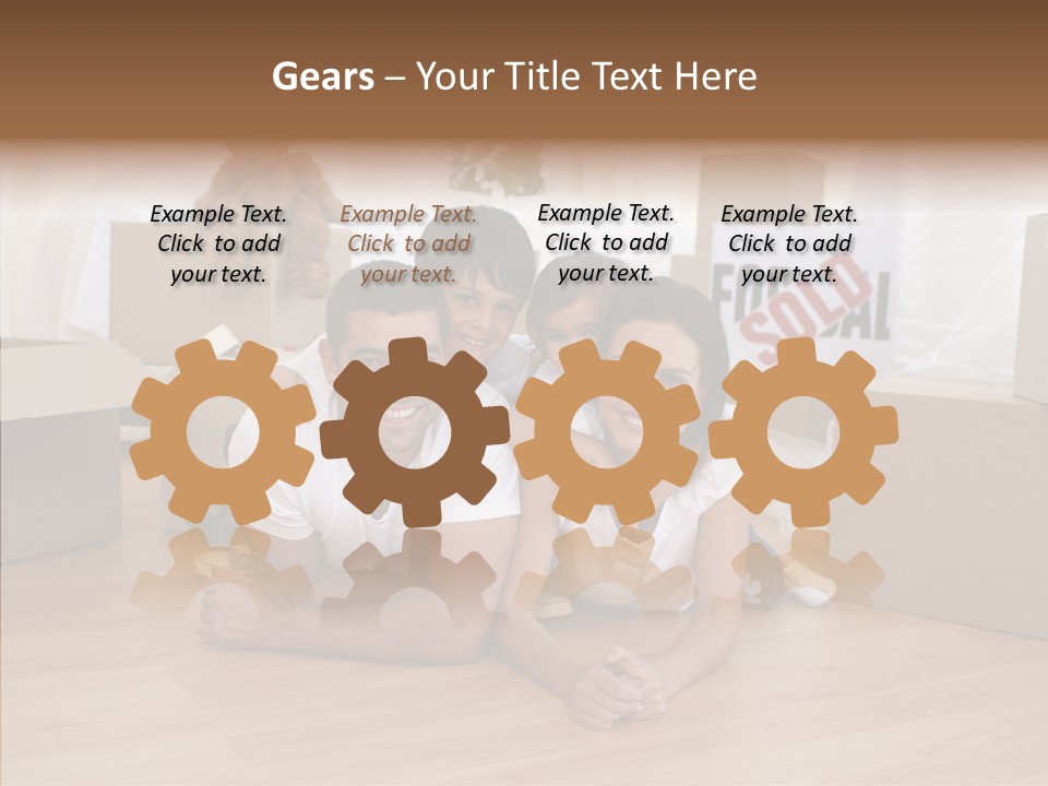 Hand Closeup Senior PowerPoint Template
