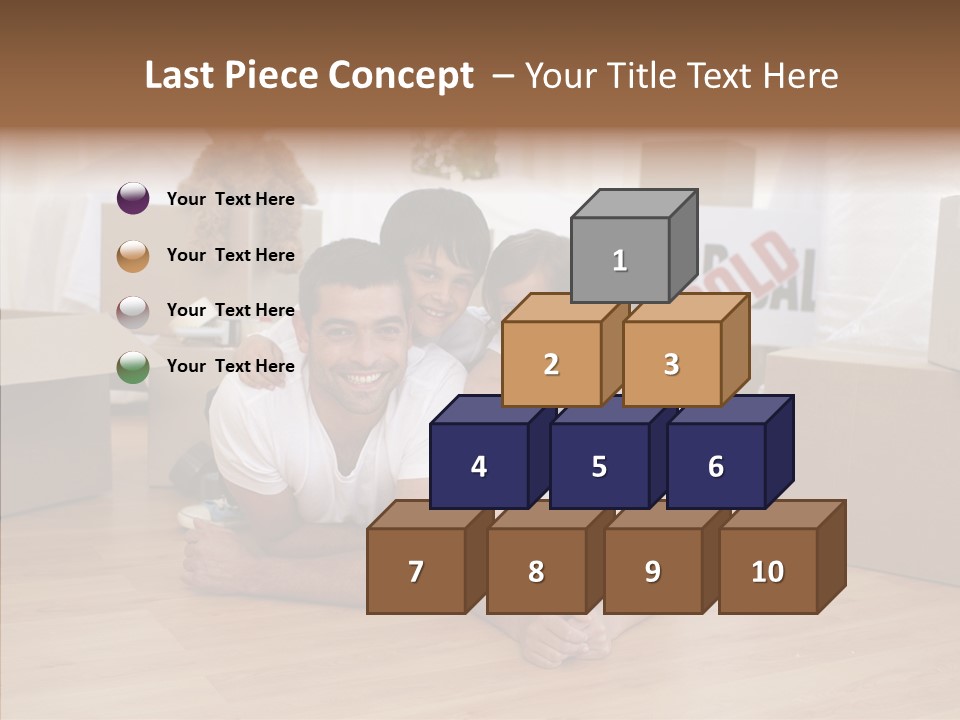 Hand Closeup Senior PowerPoint Template