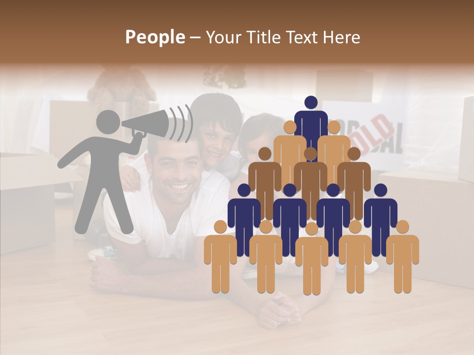 Hand Closeup Senior PowerPoint Template