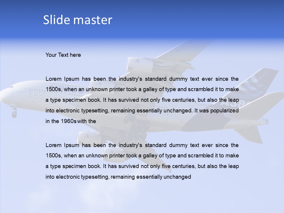 White  Two PowerPoint Template