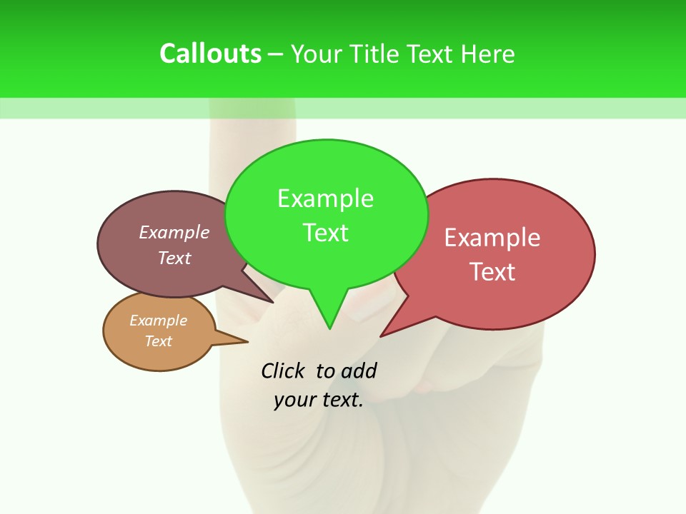 Background Help Close Up PowerPoint Template