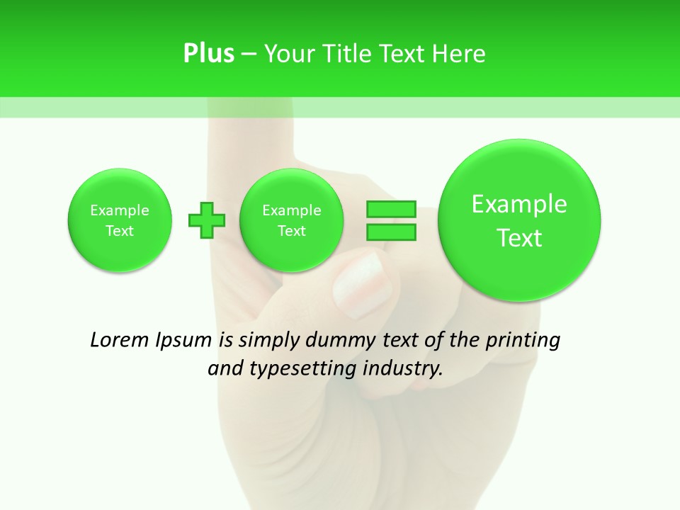 Background Help Close Up PowerPoint Template