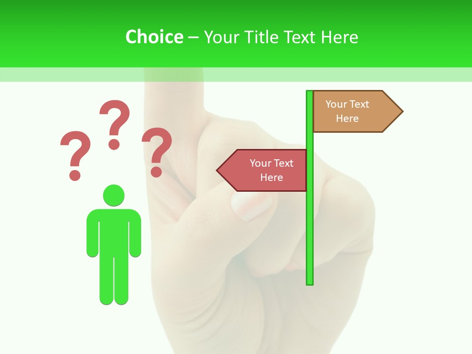 Background Help Close Up PowerPoint Template