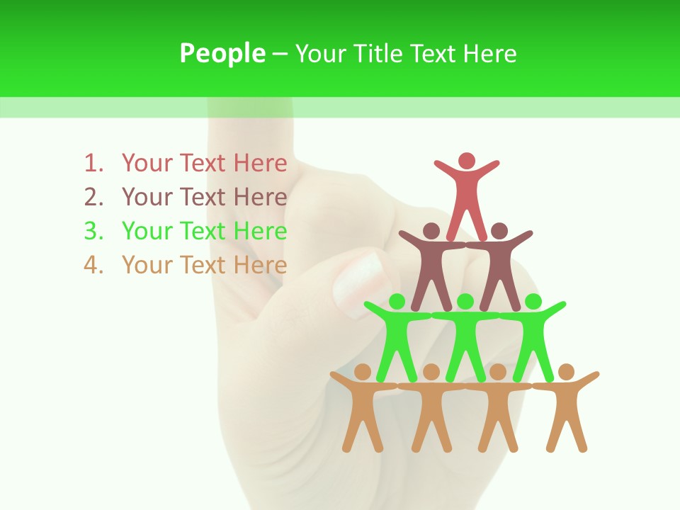 Background Help Close Up PowerPoint Template