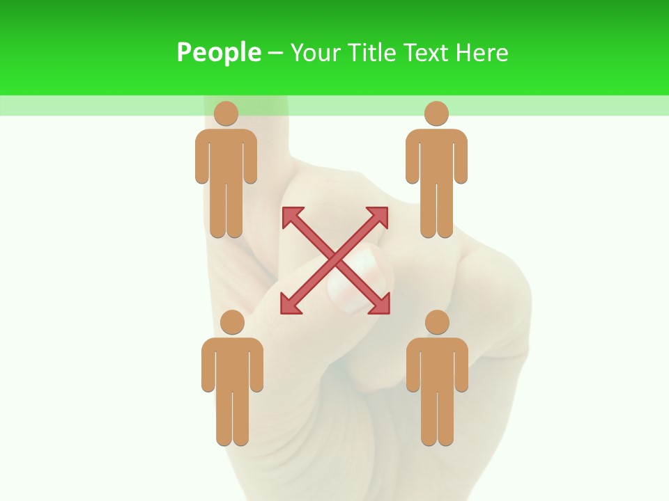 Background Help Close Up PowerPoint Template