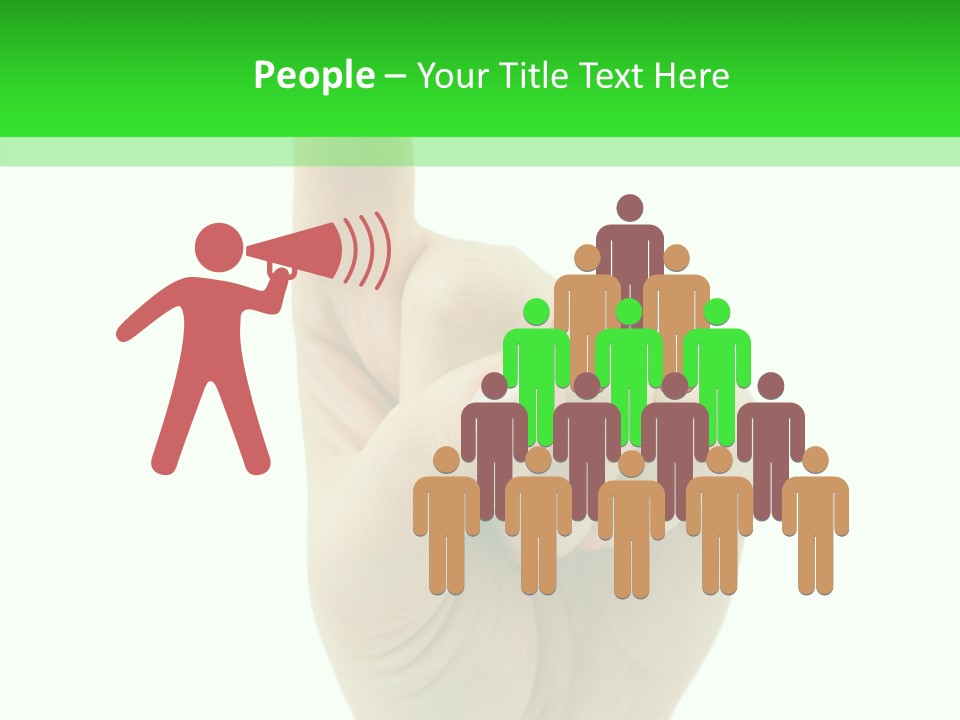 Background Help Close Up PowerPoint Template