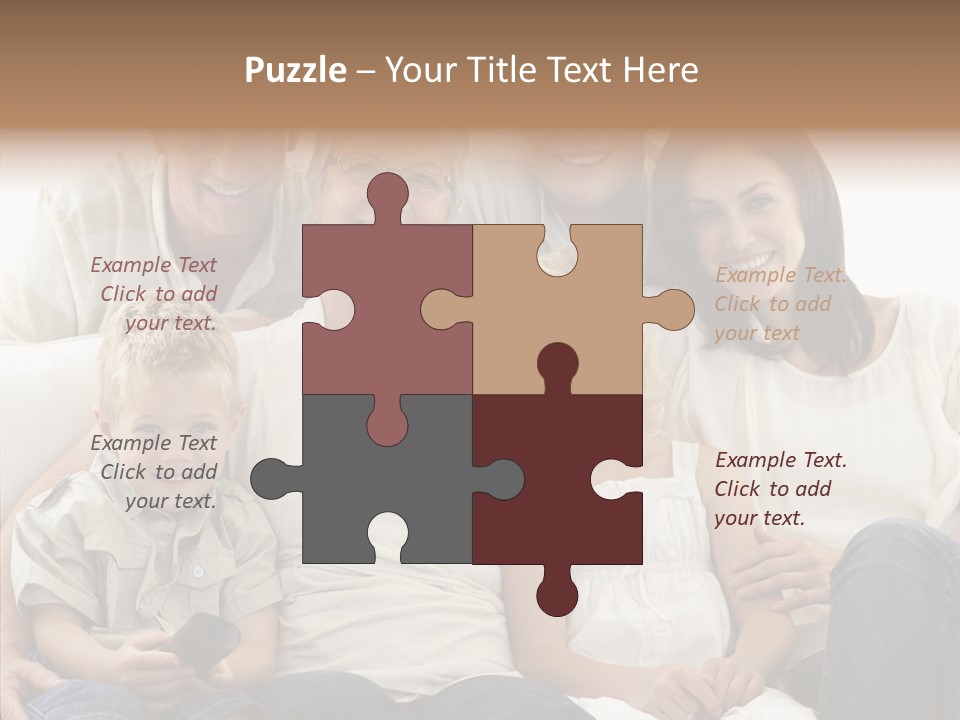 Caregiver Holding Hands Assist PowerPoint Template