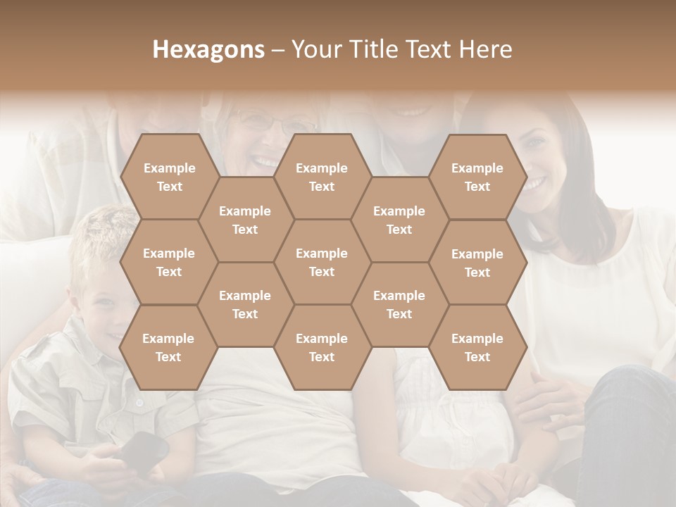 Caregiver Holding Hands Assist PowerPoint Template