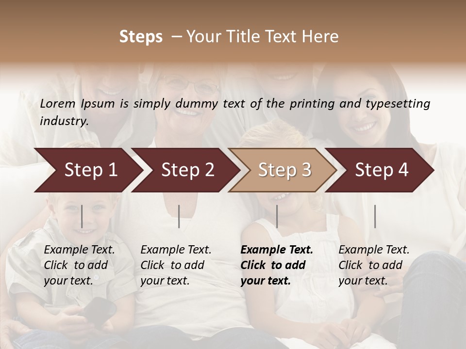 Caregiver Holding Hands Assist PowerPoint Template
