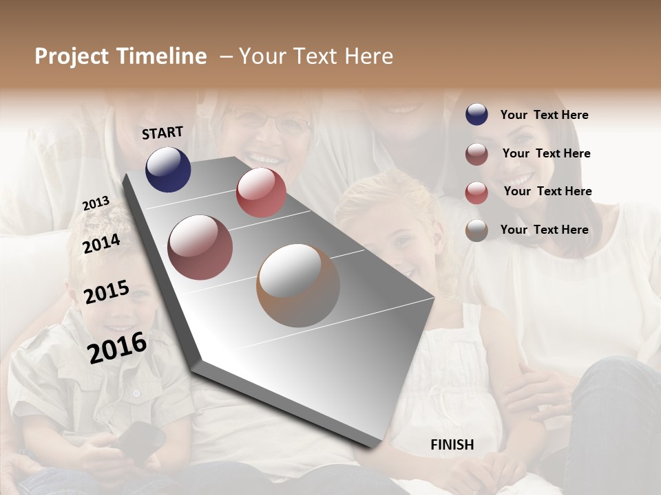 Caregiver Holding Hands Assist PowerPoint Template