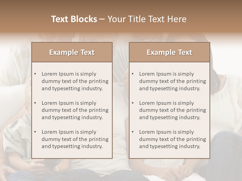Caregiver Holding Hands Assist PowerPoint Template