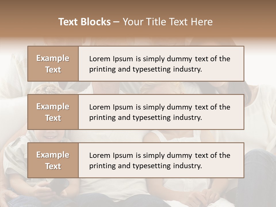 Caregiver Holding Hands Assist PowerPoint Template