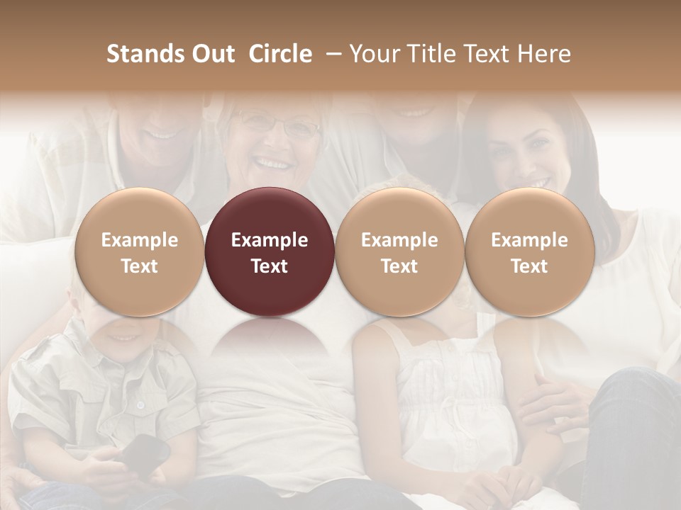 Caregiver Holding Hands Assist PowerPoint Template