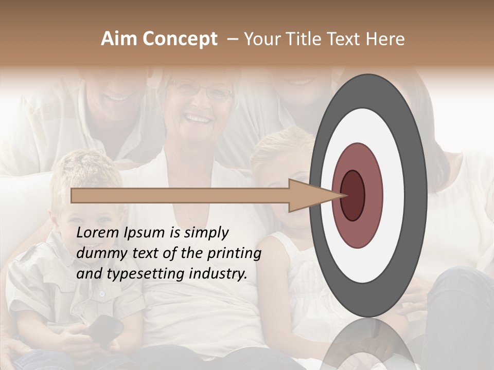 Caregiver Holding Hands Assist PowerPoint Template