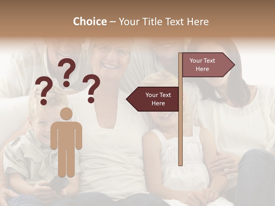 Caregiver Holding Hands Assist PowerPoint Template