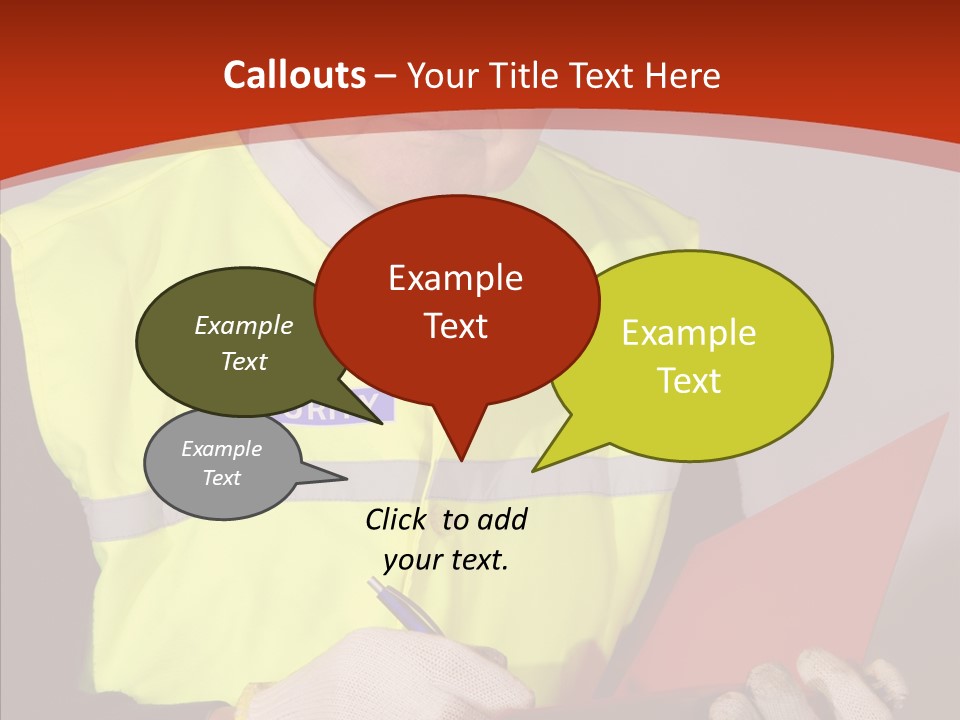 Touching Assist Help PowerPoint Template