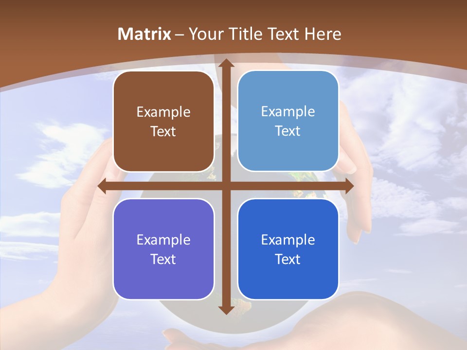 Touching Caregiver Closeup PowerPoint Template