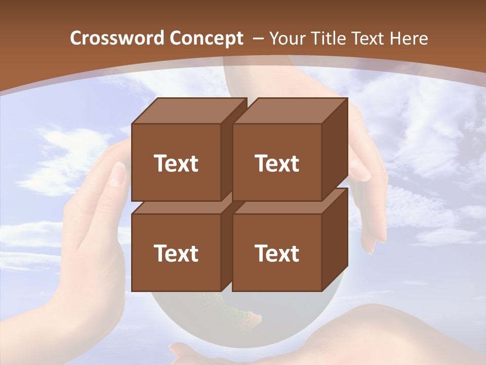 Touching Caregiver Closeup PowerPoint Template